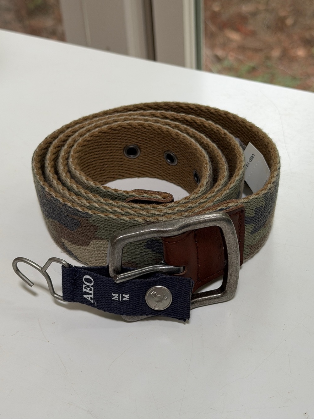 American Eagle Outfitters Camo Belt